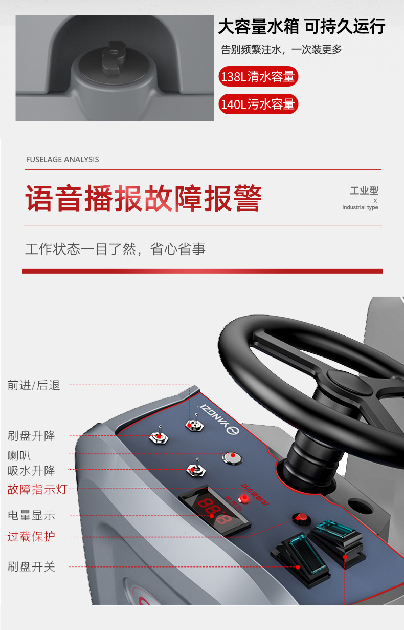 揚子X7駕駛式洗地機(jī)(圖14)