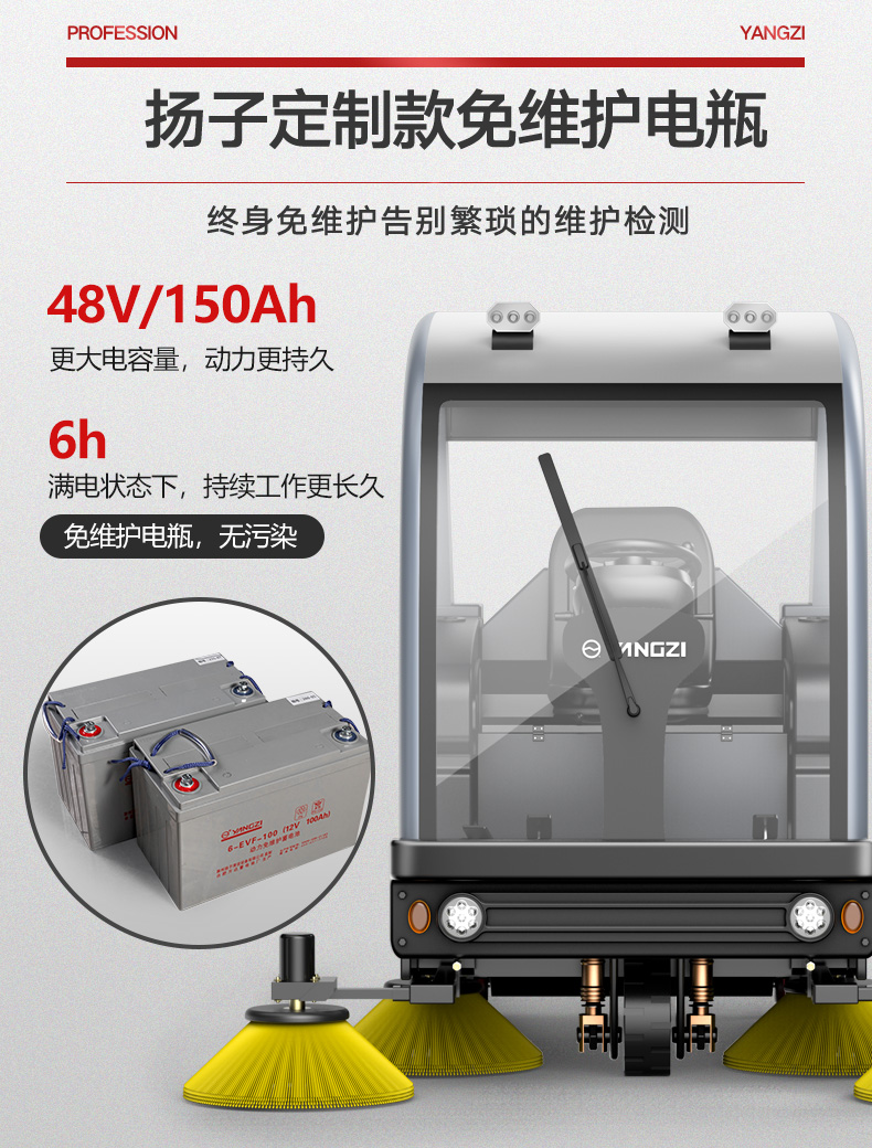 揚子S9駕駛式掃地機(jī)(圖9)
